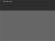 Tablet Screenshot of cebuntu.com